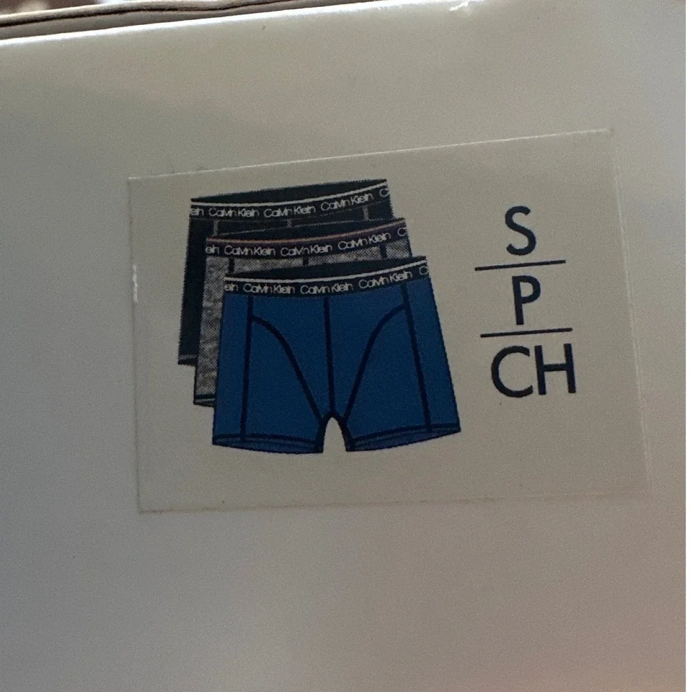 Calvin Klein Mens 3-Pack Cotton Stretch Boxer Briefs Small Blue Grey Black NEW